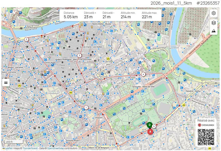 Carte du parcours